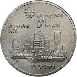Canada, 10 dollars 1973-Montreal Olympics 1976