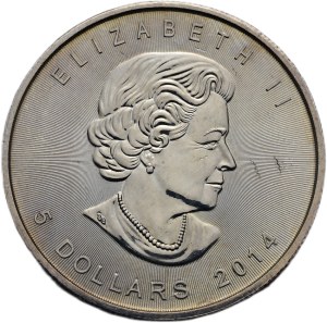 Canada, 5 dollars 2014
