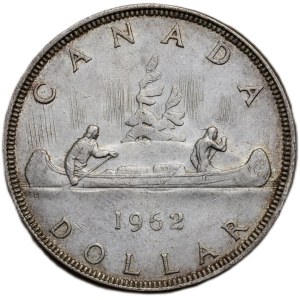 Canada, 1 dollar 1962 canoe