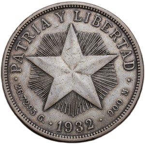 Cuba Republic 1898-, peso 1932