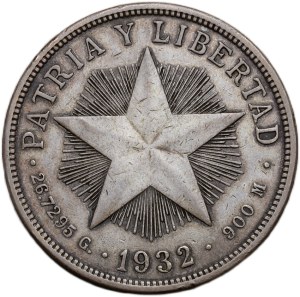 Cuba Republic 1898-, peso 1932