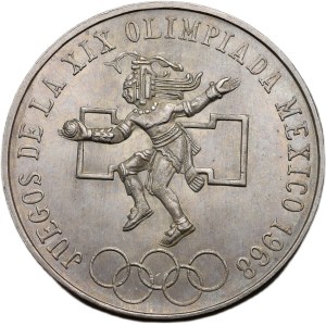 Mexiko, 25 pesos 1968 - Letní olympijské hry 1968, Mexico City
