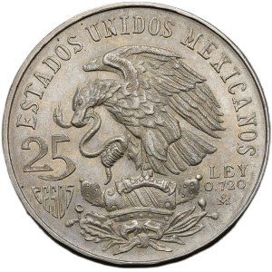 Mexiko, 25 pesos 1968 - Letní olympijské hry 1968, Mexico City