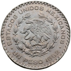 Meksyk, 1 peso 1962, KM# 459, Ag100, 15,983 g