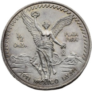 Mexico, 1/2 onza 1991