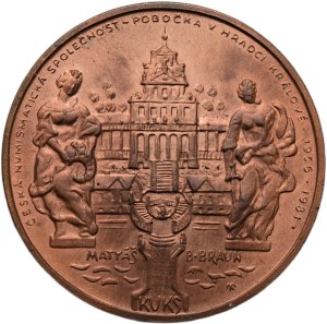 Knobloch M. , medal for anniversary of ČNS H.Králové 1981