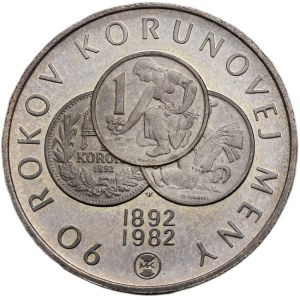 650 let města Kremnica 1328-1978, 38mm bronz, postříbřený, 90 rokov korunovej meny 1892-1992, 38mm bronz postříbřený