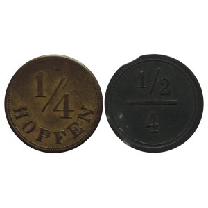 F. Reichl Ličkov 1/4 Hopfen Cl 745 + 1/2/ 4 Cl 744
