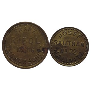 F.Reidl Tuchořice 1/4 Hopfen Cl 1516 + J.Skuthan Malenice 1/4 Cl 856