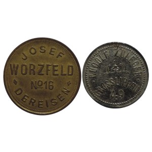 J.Zuleger Lipno/Gut für 1/4 hopfen Cl 793 + J.Wörzfeld Zderaz 1/4 Cl 2438