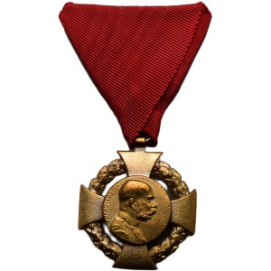 FJI. - Croce del Giubileo 1908 per i civili, nastro originale