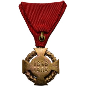 FJI. - Croce del Giubileo 1908 per i civili, nastro originale