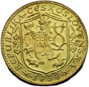 1938 ducat, collector's copy, 3.1g