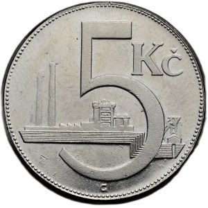 5 Kč 1937 - sběratelská ražba vzácné mince (kopie)
