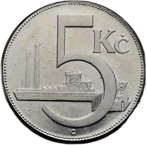 5 CZK 1937 - collector mintage of a rare coin (copy)