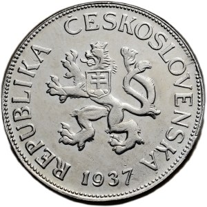 5 CZK 1937 - collector mintage of a rare coin (copy)