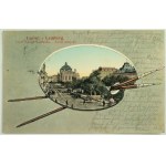 Postcard - Lviv. Lemberg. - Karl Ludwig Street. City theater - ca 1905