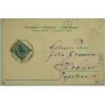 Postcard - Lviv. With best wishes for the New Year - 1905.