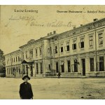 Postcard - Lviv. Lemberg. Podzamcze train station - 1909