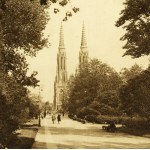 Postcard - Warsaw. Praga Garden - ca 1910