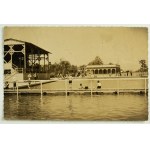 Postcard - Andrychów. Swimming pool - ca 1935 [photo by A. Stuglik].