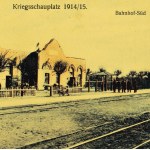 POST - Lowitsch. Lowitsch. Railroad station - 1914