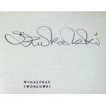 SZUKALSKI and the Horned Heart - List of works by Szukalski - Krakow 1936 [autograph, unique].