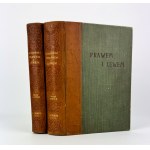 ŁOZIŃSKI Władysław - Prawem i Lewem - Lviv 1904 [rare, complete].