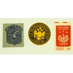 Set of three stamps. Lviv State Railway Directorate - TPŻ Honor and Homeland - Poland