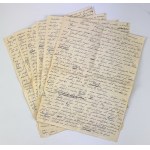 Six-page funeral speech delivered at the funeral of Walery Slawek. - April 1939