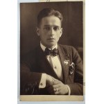 A set of memorabilia of the Cracow watchmaker Ludwik Cyankiewicz [exams, watchmaking diploma, Omega].