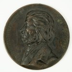 Patriotic PLASTER - Commemoration of the 100th birthday family of Adam Mickiewicz - 1898
