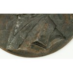 Patriotic PLASTER - Commemoration of the 100th birthday family of Adam Mickiewicz - 1898