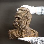 Patriotic poster. Marshal Józef Piłsudski proj. Feliks Robakowski - 1928