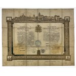 Diploma. Craftsman Butchery Examination. Office of Elders in Lublin 1897 [butchers