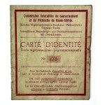 Set of documents after Hallerczyk Podleśny Alojzy Rybnik - ID card of Soldier of the 3rd Division of Polish Riflemen of Haller