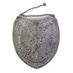 Patriotic guttergraph. Our Lady of Czestochowa. Under your protection we take refuge.