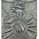 Patriotic guttergraph. Our Lady of Ostra Brama. 5th Vilnius Brigade [signed].