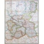 Barcz P. - Map of ten gubernias of the Kingdom of Poland - Warsaw 1901 [iron roads, beaten and ordinary].