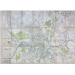 Get to know Krakow. Detailed plan of the city of Cracow with adjacent municipalities - 1947