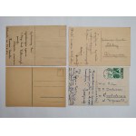 Set of 4 Christmas Postcards