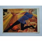 Postcard Z. Stryjeńska - Autumn