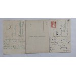 Set of 3 Postcards - Z. Stryjeńska - Happy Hallelujah