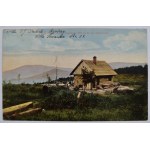 Postcard Silesian Beskid - Bielitz - Rodelhutte Steffansruhe - Circulation 1912.