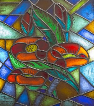 Jerzy Krystyn Olszewski, Composition with flowers, 1979