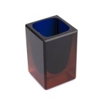 Zbigniew Horbowy Economic Glassworks "Sudety" in Szczytna Slaska, "Cubist" vase 1960s.