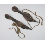 A pair of skates from the second half of the 19th century. - Once owned by Wladyslaw and Franciszek Reymont.