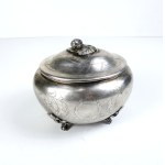 Silver-plated sugar bowl - once owned by W. S. Reymont.