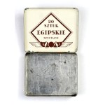 Metal Egyptian cigarette box - once owned by W. S. Reymont.