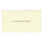 [VISIT]. I. J. Paderewski.